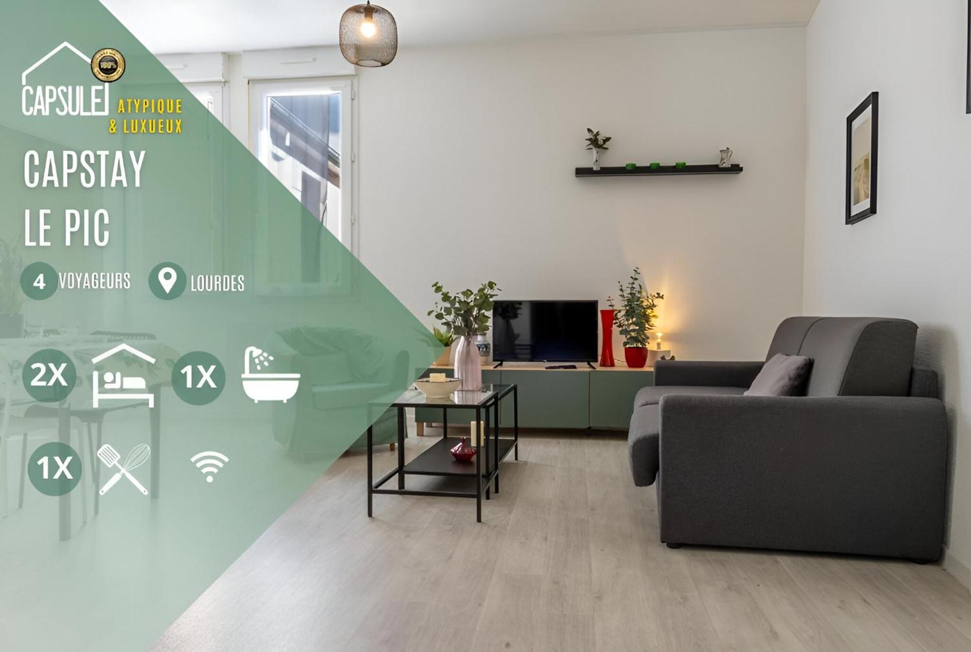 Residence Serenity - Hyper Centre - Bagagerie Lourdes Bagian luar foto
